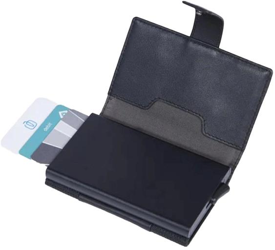 Чехол для кредитных карт Piquadro S137 PP5649S137R/N черный металл фото 4