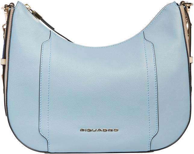 Сумка женская Piquadro Circle BD6657W92/AZBE2 голубой/бежевый натур.кожа фото 1