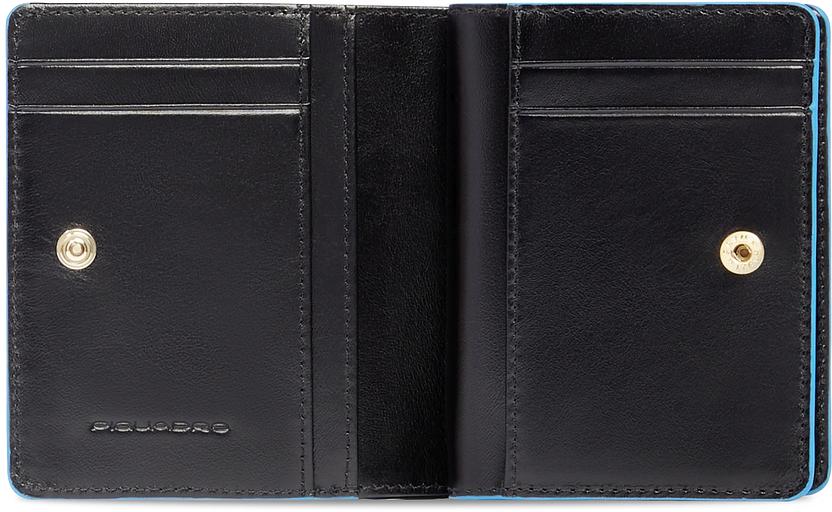Кошелек женский Piquadro Blue Square PD6660B2R/N черный натур.кожа фото 4