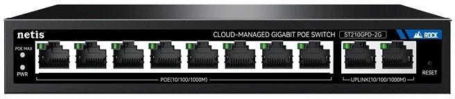 Коммутатор Netis ST210GPD-2G (L2) 10x1Гбит/с 8PoE 117W настраиваемый фото 1