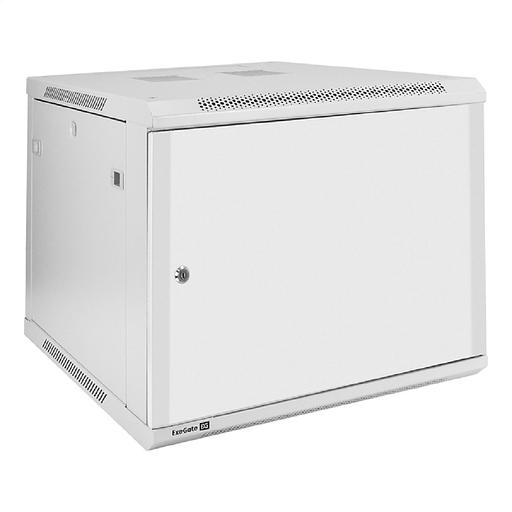 Exegate EX298614RUS Шкаф телекоммуникационный 19" настенный 9U ExeGate EC-WM-9U.600.M.GREY (19”, 9U, 600x600x500mm (ШхГхВ), передняя дверь металл, съемные боковые панели, пыле- и влагозащита IP23, све фото 1