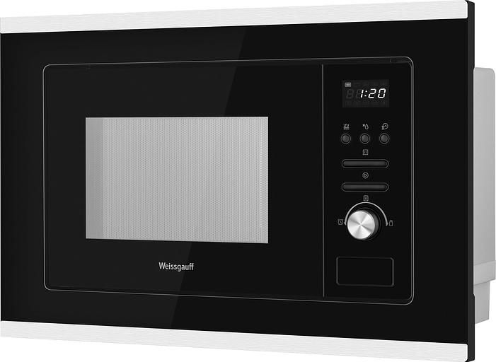 Микроволновая печь Weissgauff BMWO-207 Grill 20л. 800Вт черный/нержавеющая сталь (встраиваемая) фото 5