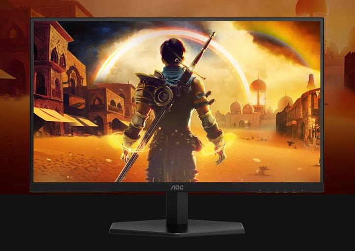 МОНИТОР 27" AOC 27G42E Black (IPS, 1920x1080, 180Hz, 0.5 ms, 178°/178°, 300 cd/m, 80M:1, +2xHDMI 2.0, +DisplayPort 1.4) фото 1