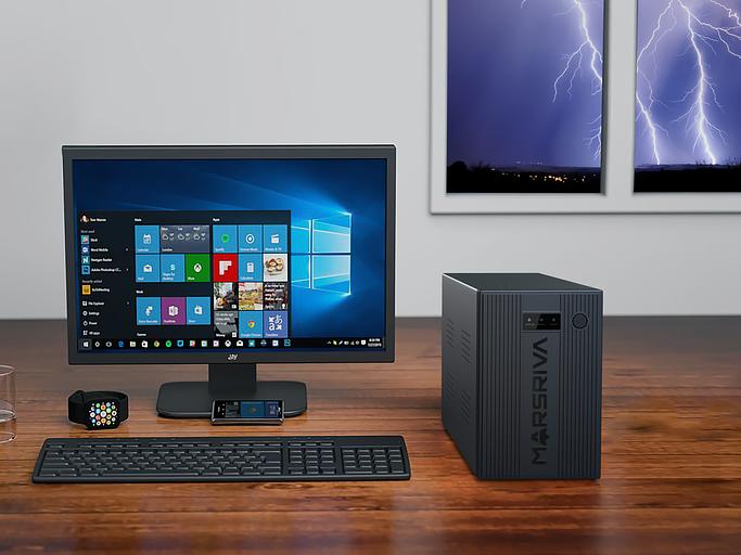 Линейно-интерактивный ИБП Smart мощностью 1050 ВА/630 Вт MARSRIVA фото 6