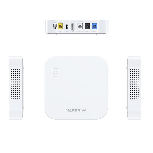 Мини ИБП. Вход DC 12V/2.0A; независимый выход 12V, 9V, 5V DC, с USB-A и USB-C 5V/2.1A MARSRIVA фото 3