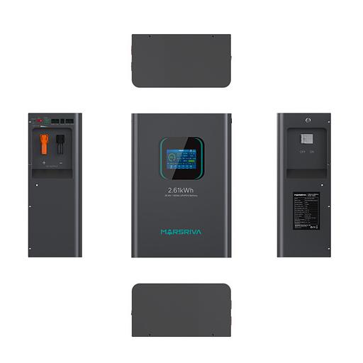 Литиевый аккумулятор LiFePO4, 25,6 В/102 Ач, новый элемент BYD, класс А MARSRIVA фото 2