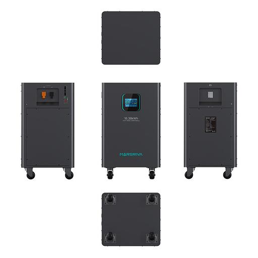 Литиевый аккумулятор LiFePO4, 51,2 В/320 Ач, новый элемент BYD, класс А MARSRIVA фото 1