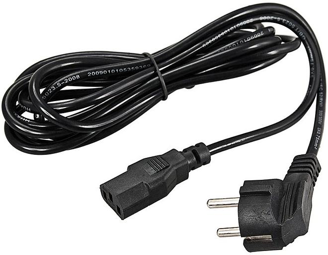 Шнур сетевой СЕЕ 7/7 (Schuko) – IEC 320 C13 3x0,75мм², длина 0,6м REXANT фото 2