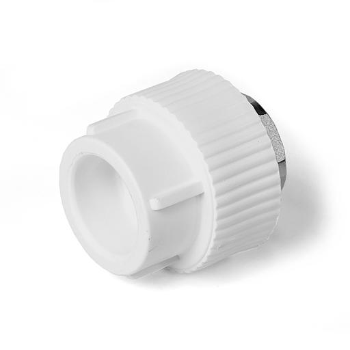 Муфта комбинированная 50x1 1/2' ВР под ключ полипропиленовая PPR белый фото 4