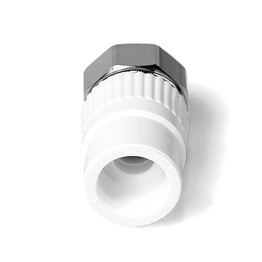 Евроконус (Муфта с накидной гайкой) полипропиленовый Белый 20x3/4 фото 3