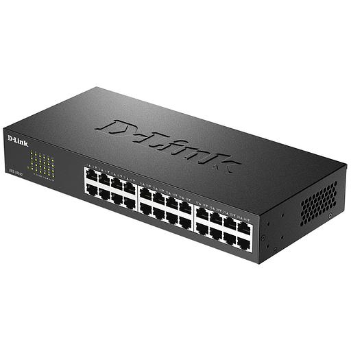 Неуправляемый коммутатор D-Link DES-1024D/H2A с 24 портами 10/100Base-TX фото 2