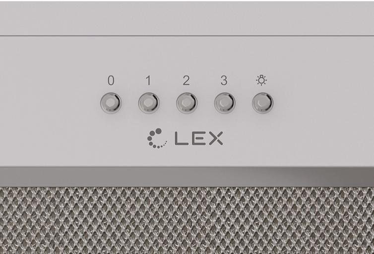 Вытяжка встраиваемая Lex Hyper 900 WH белый управление: кнопочное (1 мотор) фото 3