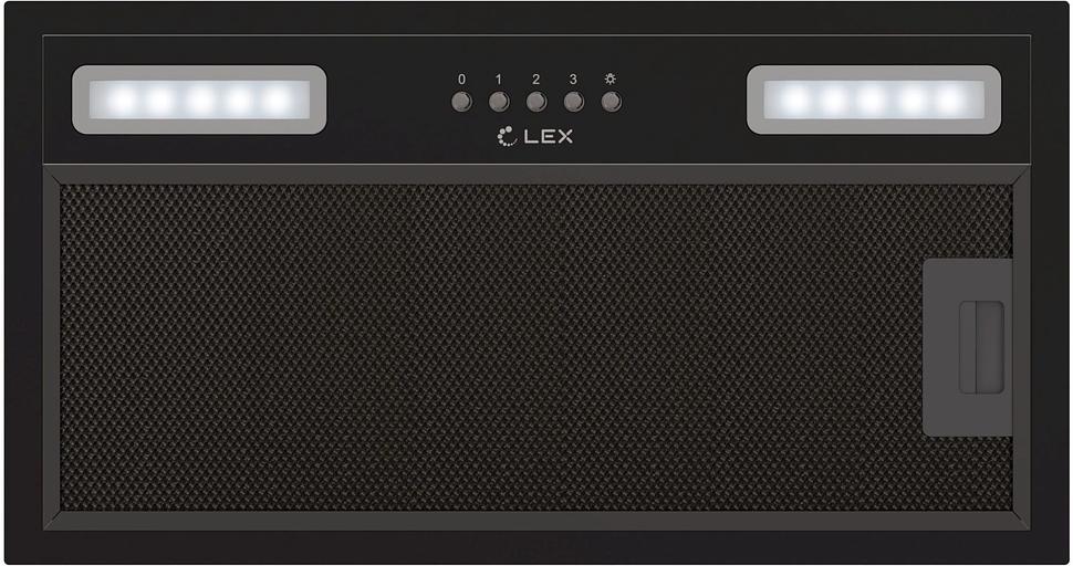Вытяжка встраиваемая Lex Hyper 900 BBL черный управление: кнопочное (1 мотор) фото 2