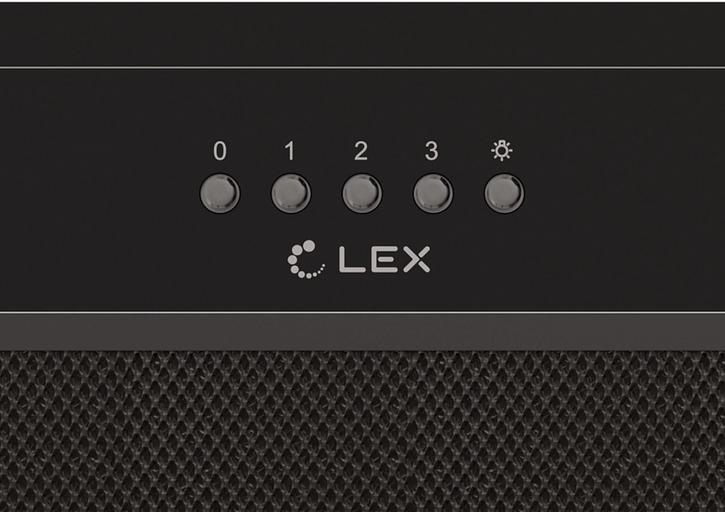 Вытяжка встраиваемая Lex Hyper 900 BBL черный управление: кнопочное (1 мотор) фото 3