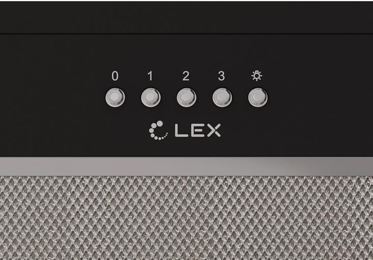 Вытяжка встраиваемая Lex Hyper 900 BL черный управление: кнопочное (1 мотор) фото 2