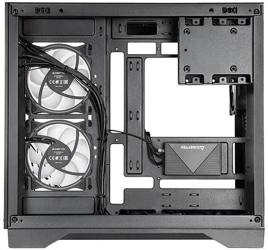 Корпус Chieftec Visio черный без БП ATX 2x80mm 4x120mm 2x140mm 1xUSB2.0 2xUSB3.0 audio bott PSU фото 4