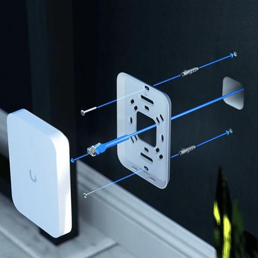 Точка доступа Wi-Fi Ubiquiti UniFi 7 AP In-Wall 2,4+5 ГГц, Wi-Fi 7, 2х2 MU-MIMO, 3х 2.5G RJ45 фото 8