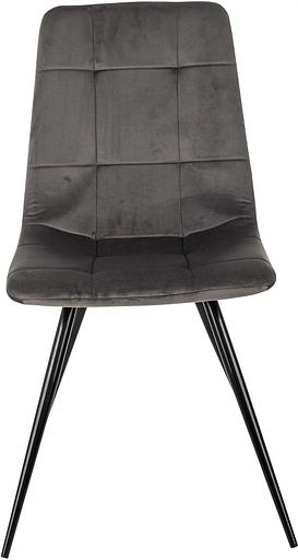 Стул для дома Бюрократ CH-K1_4 комплект 4шт т.серый Holland 18 металл черный на ножках (CH-K1_1/HL18_4) фото 3