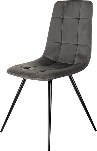 Стул для дома Бюрократ CH-K1_4 комплект 4шт т.серый Holland 18 металл черный на ножках (CH-K1_1/HL18_4) фото 4