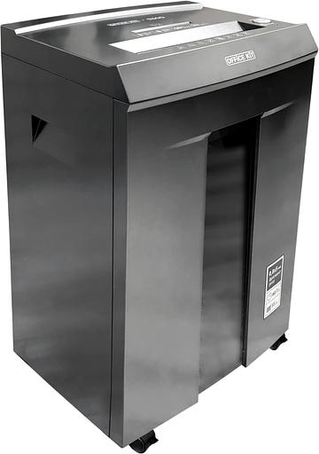 Шредер Office Kit S300 0,8x5 черный (секр.P-7) фрагменты 8лист. 33лтр. пл.карты CD фото 3