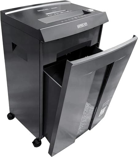 Шредер Office Kit S300 0,8x5 черный (секр.P-7) фрагменты 8лист. 33лтр. пл.карты CD фото 4