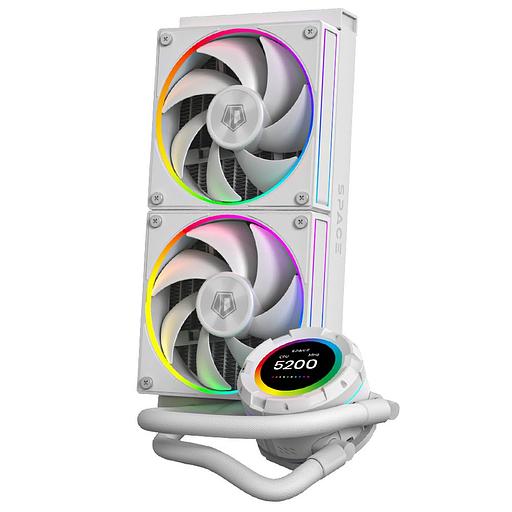 Вентилятор ID-Cooling SL240 WHITE /LCD SCREEN /300W /all Intel /all AMD фото 2