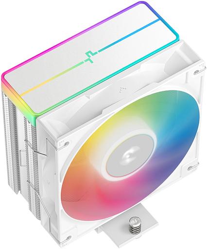 Вентилятор для процессора Deepсool AG400 ARGB V2 WH (Soc 1700/115X/1200/1851/AM5/AM4, 120mm, 2100rpm, 31.6 дБ, 220W, PWM 4-pin, Al+Cu) (R-AG400-WHA фото 3