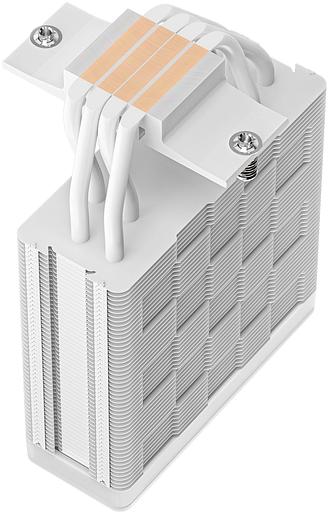 Вентилятор для процессора Deepсool AG400 ARGB V2 WH (Soc 1700/115X/1200/1851/AM5/AM4, 120mm, 2100rpm, 31.6 дБ, 220W, PWM 4-pin, Al+Cu) (R-AG400-WHA фото 6