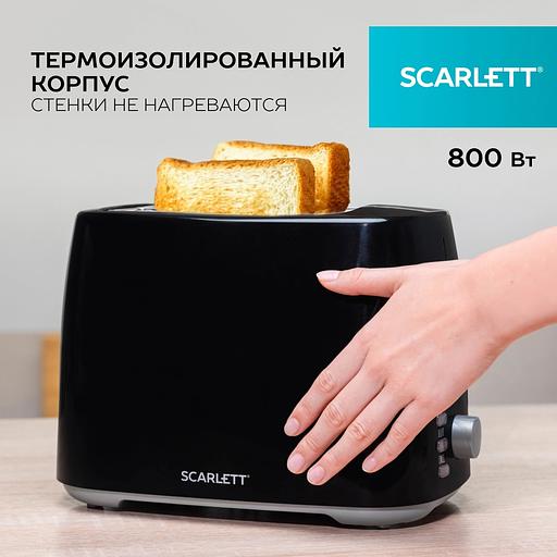 Тостер Scarlett SC-TM11068 800Вт черный фото 6