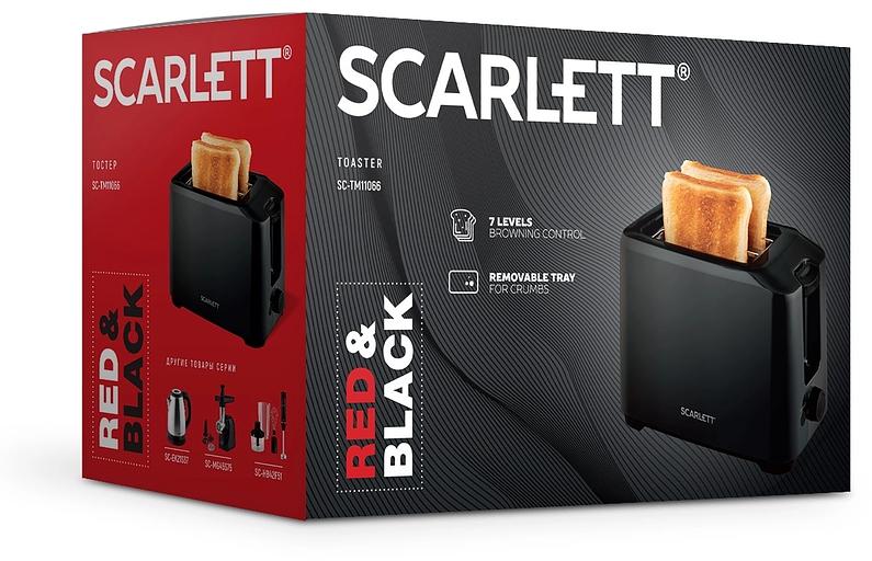 Тостер Scarlett SC-TM11066 700Вт черный фото 7