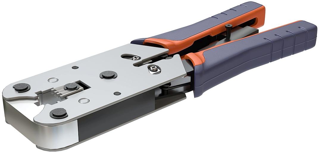 Инструмент обжимной Sysmatrix HT L2182R для обжима модульных вилок сталь 250x100мм фото 1