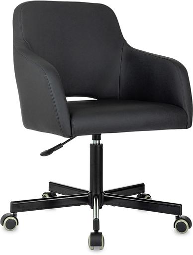 Кресло Бюрократ CH-380M черный эко.кожа крестов. металл фото 1