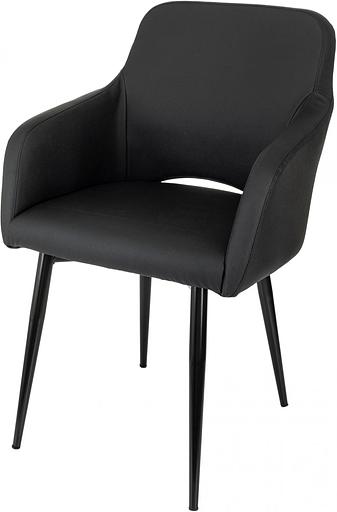 Кресло Бюрократ CH-380F черный эко.кожа на ножках металл фото 3