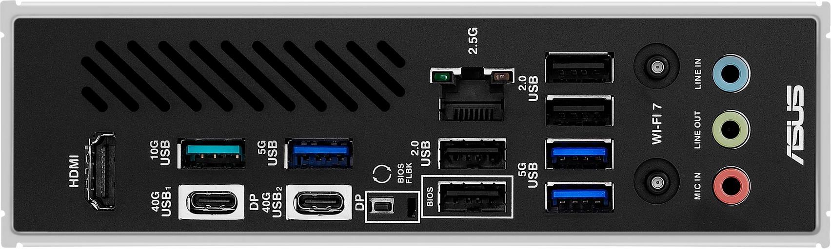 Материнская плата Asus X870 MAX GAMING WIFI7 SocketAM5 AMD X870 ATX AC`97 8ch(7.1) 2.5Gg RAID+HDMI фото 6