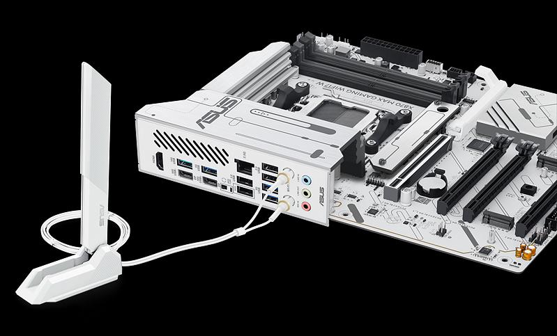 Материнская плата Asus X870 MAX GAMING WIFI7 W SocketAM5 AMD X870 4xDDR5 ATX AC`97 8ch(7.1) 2.5Gg RAID+HDMI фото 5