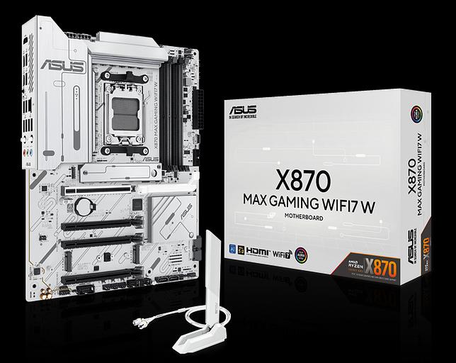 Материнская плата Asus X870 MAX GAMING WIFI7 W SocketAM5 AMD X870 4xDDR5 ATX AC`97 8ch(7.1) 2.5Gg RAID+HDMI фото 6