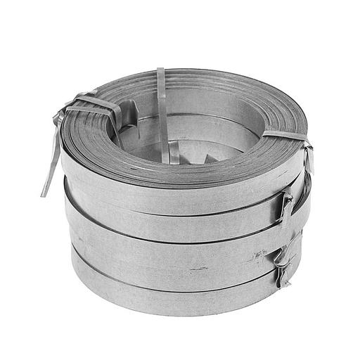 Лента тарная неперфорированная 20х0,55 оцинкованная 25м фото 1