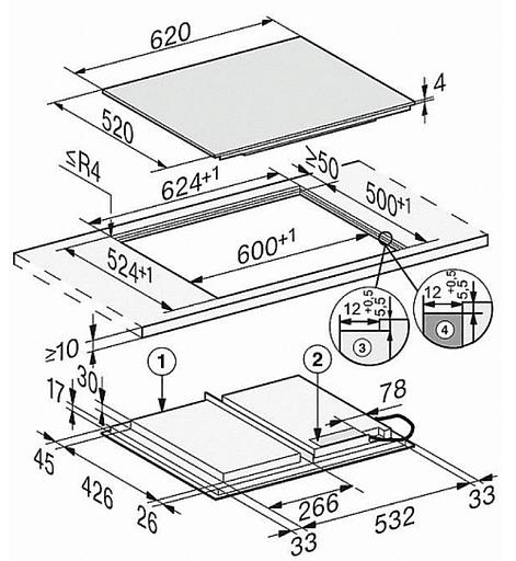 Индукционная варочная панель KM 7667 FL MIELE фото 3