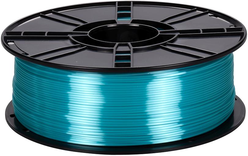 Пластик для принтера 3D Cactus CS-3D-PLA-1KG-S-CYAN PLA SILK d1.75мм 1кг L326м 1цв. фото 2