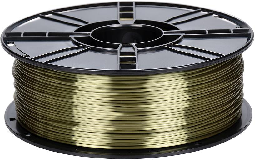 Пластик для принтера 3D Cactus CS-3D-PLA-1KG-S-BRON PLA SILK d1.76мм 1кг L326м 1цв. фото 2