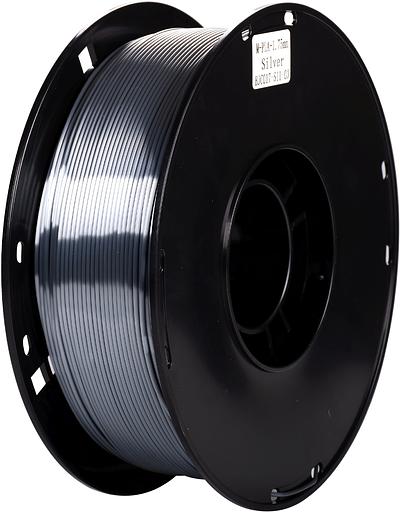 Пластик для принтера 3D Cactus CS-3D-PLA-1KG-S-SILV PLA SILK d1.75мм 1кг L326м 1цв. фото 1