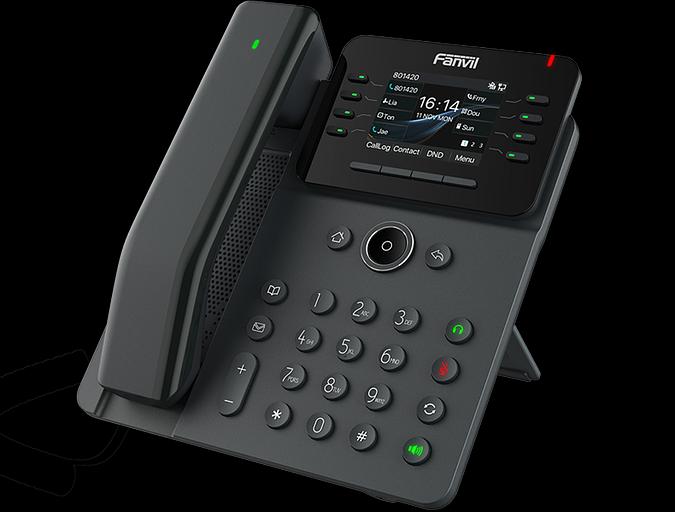 IP-телефон Fanvil V62 Pro Enterprise Phone with Wireless Handset 6-Party Local Conference HD voice 8 SIP lines 8 Line key 2.8 Inch color screen Opus+IPV6 21 DSS keys PSU фото 3