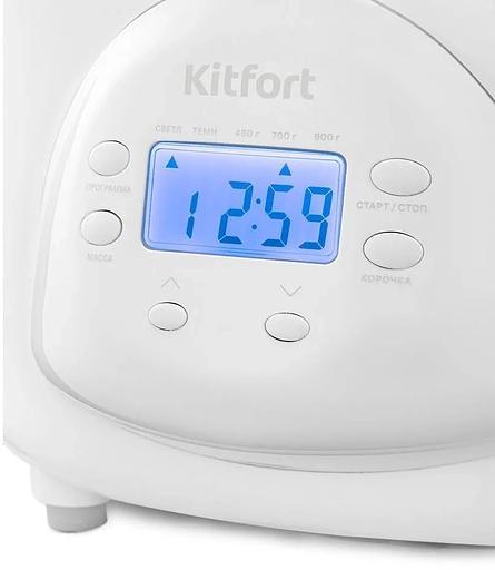 Хлебопечь Kitfort КТ-316 580Вт белый фото 2