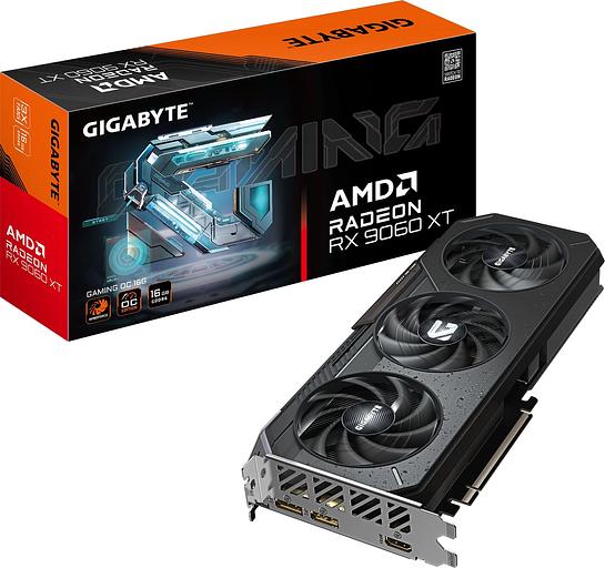 Видеокарта Gigabyte PCI-E 5.0 GV-R9060XTGAMING OC-16GD 1.0 AMD Radeon RX 9060XT 16Gb 256bit GDDR6 2210/20000 HDMIx2 DPx2 HDCP Ret фото 10