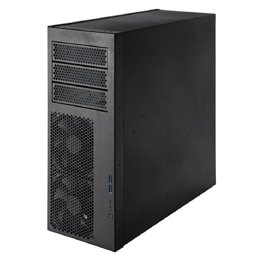 Procase PT443-B-0-RA Корпус Tower server case,3x5.25,черный,без блока питания,глубина 432мм,6-32, фильтр, MB PICMG 1.3, PICMG 1.0 фото 1