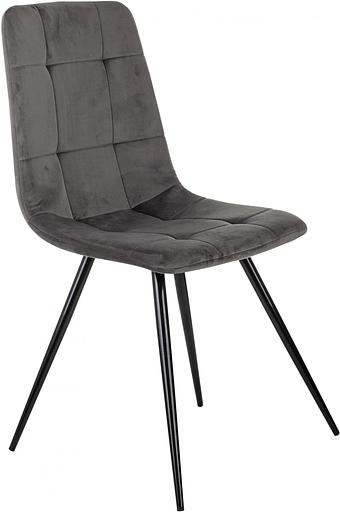 Стул для дома Бюрократ CH-K1_2 комплект 2шт т.серый Holland 18 металл черный на ножках (CH-K1_1/HL18_2) фото 2