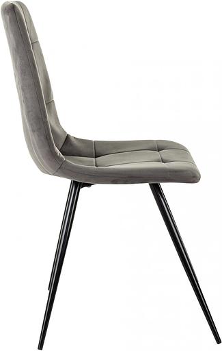 Стул для дома Бюрократ CH-K1_2 комплект 2шт т.серый Holland 18 металл черный на ножках (CH-K1_1/HL18_2) фото 5