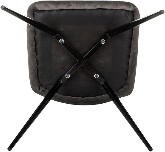 Стул для дома Бюрократ CH-K1_2 комплект 2шт т.серый Holland 18 металл черный на ножках (CH-K1_1/HL18_2) фото 10