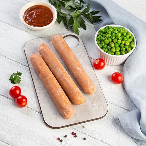 Рыбный замороженный Полуфабрикат фаршевый в натуральной оболочке: «Колбаски «по-норвежски» из лосося» для жарки и гриля, в\у, 300гр фото 7