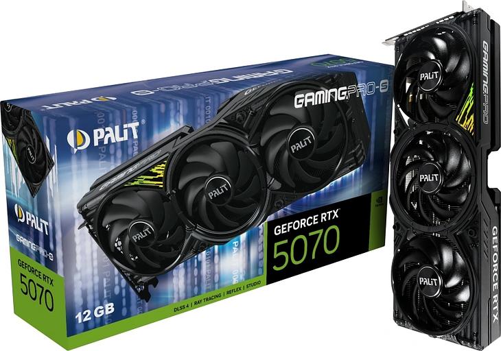 Видеокарта Palit PA-RTX5070 GAMINGPRO-S 12GB фото 10
